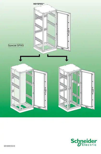 schneider施耐德Instruction Sheet for NSYSF6G enclosures